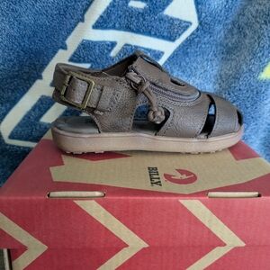 Toddler 9m Billy Shoes Brown Sandals Adaptive Footwear New